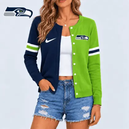 Seattle Seahawks | Premium NFL Team Spirit Cardigan NY