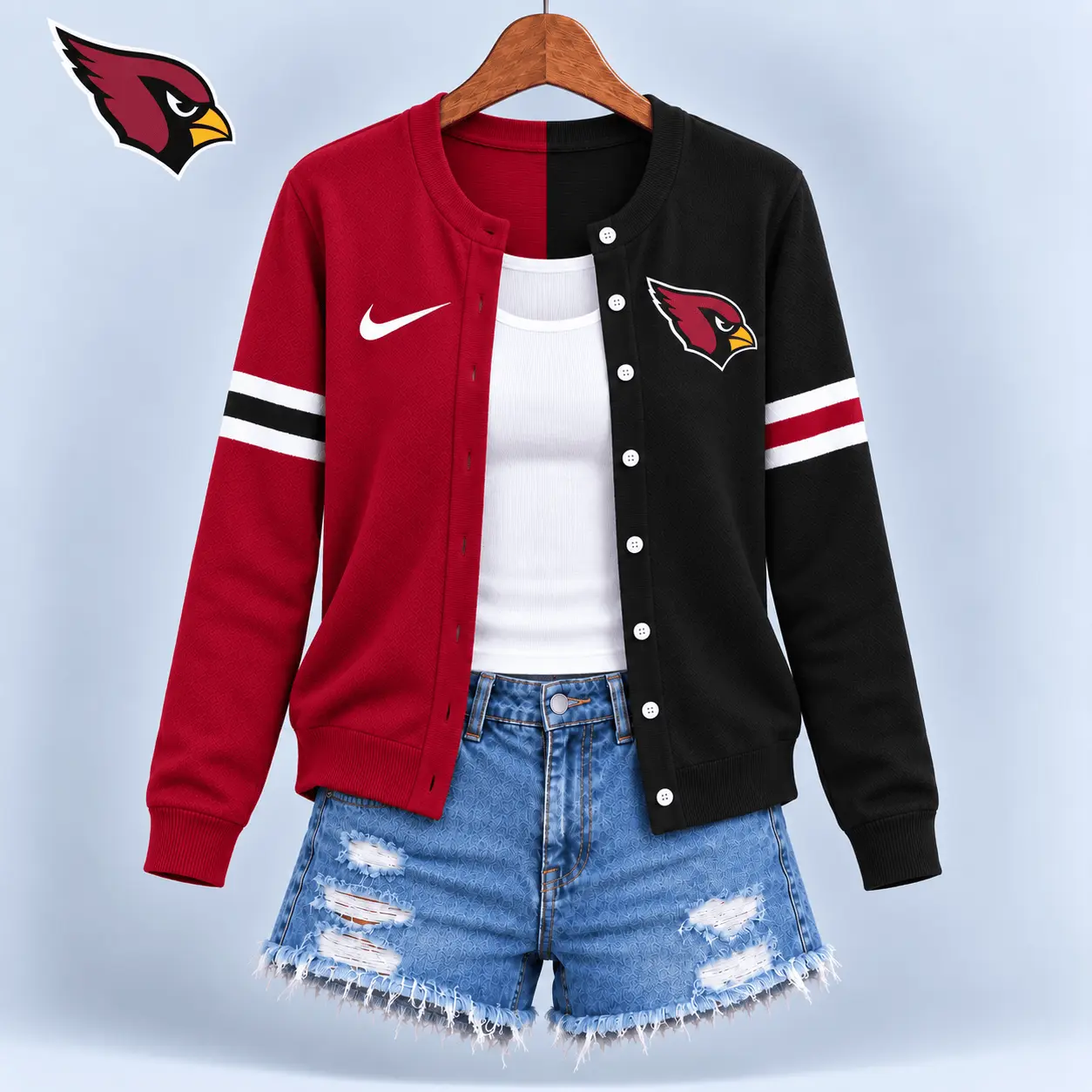 Arizona Cardinals | Premium NFL Team Spirit Cardigan NY - Image 2
