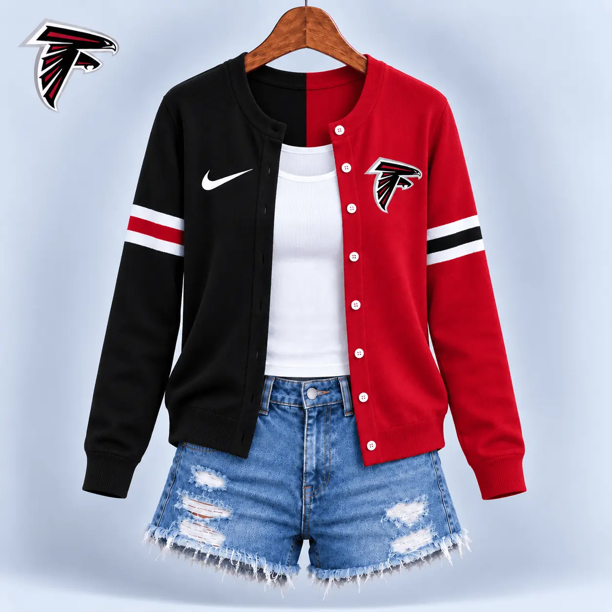 Atlanta Falcons | Premium NFL Team Spirit Cardigan NY - Image 2