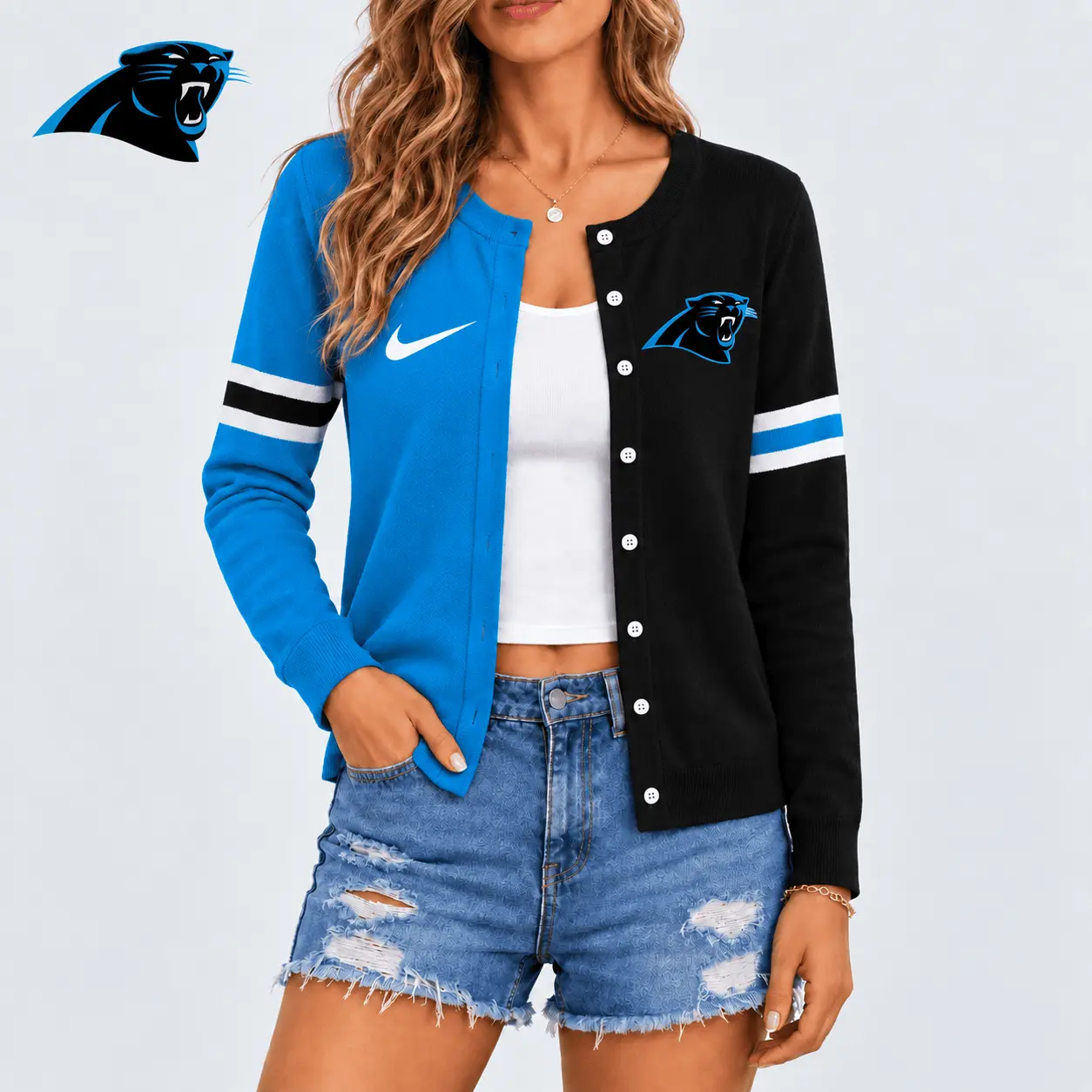 Carolina Panthers | Premium NFL Team Spirit Cardigan NY
