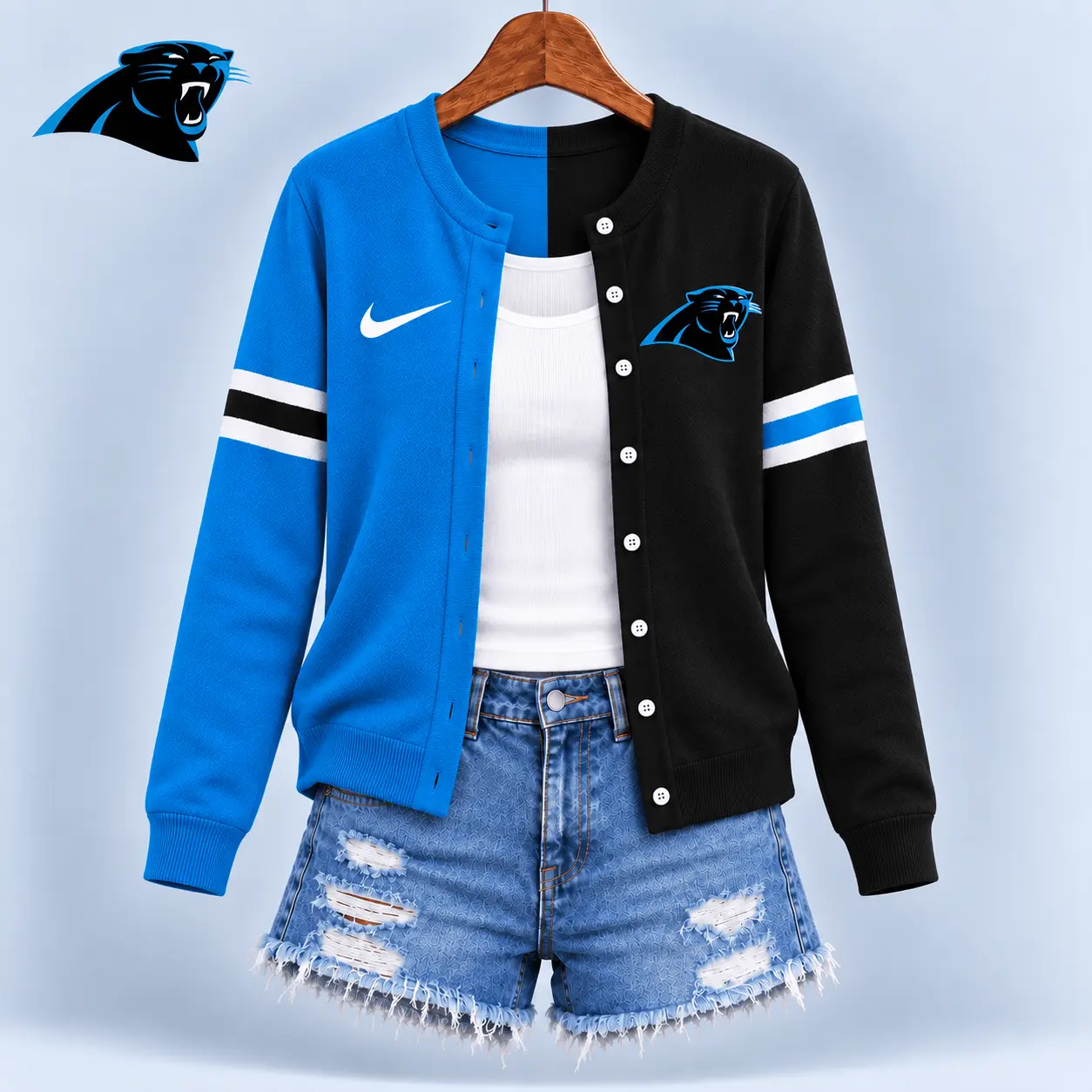 Carolina Panthers | Premium NFL Team Spirit Cardigan NY - Image 2