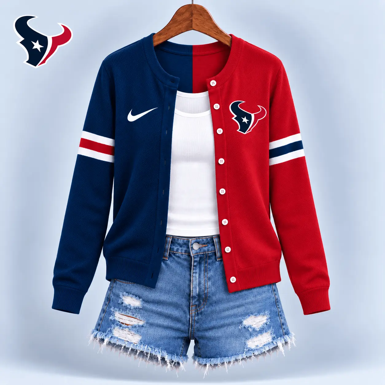Houston Texans | Premium NFL Team Spirit Cardigan NY - Image 2
