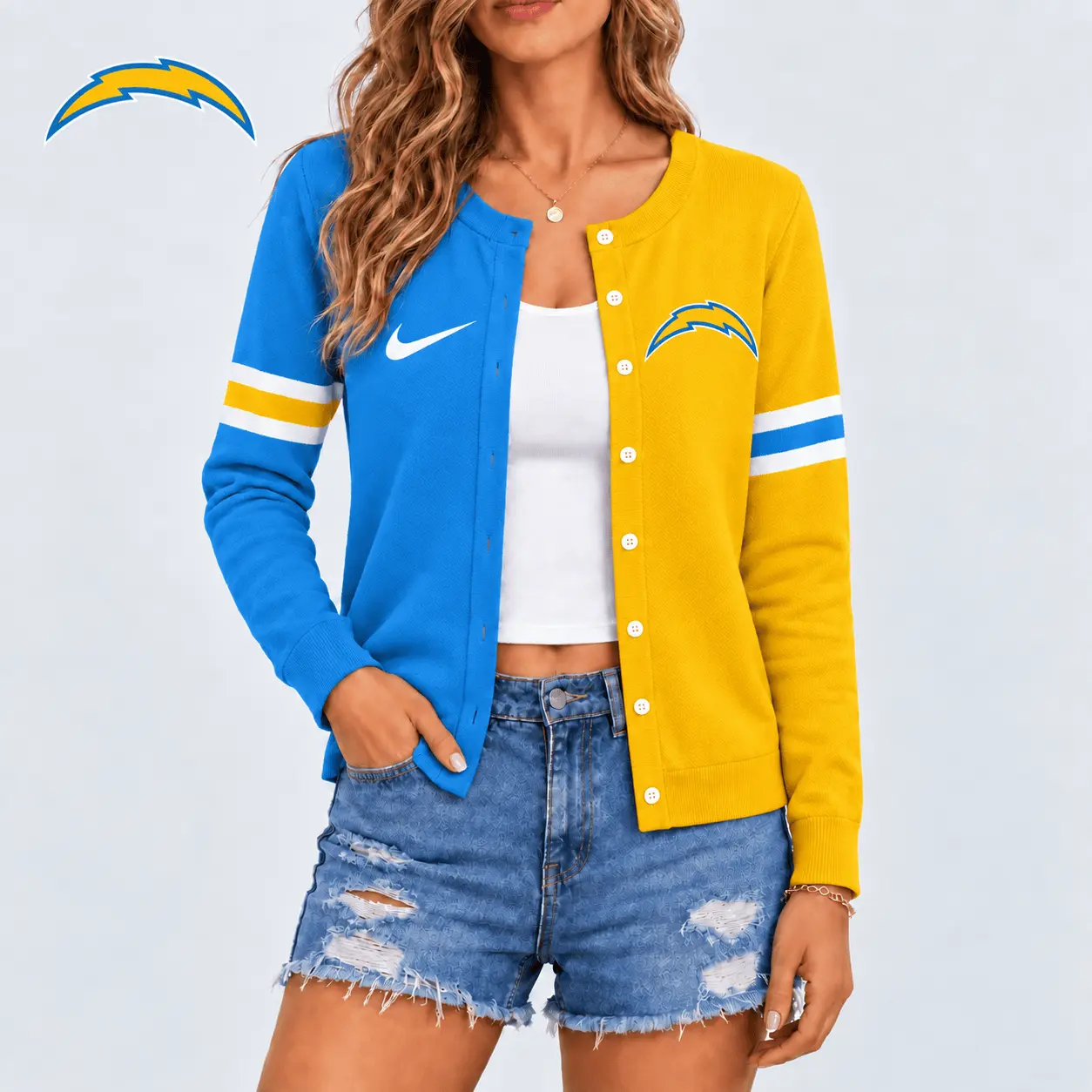 Los Angeles Chargers | Premium NFL Team Spirit Cardigan NY