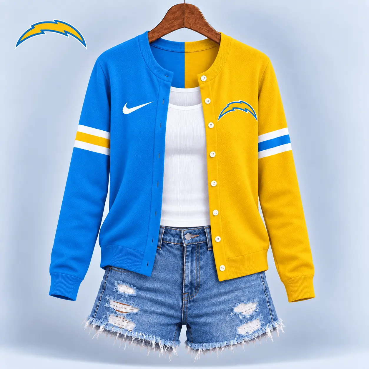 Los Angeles Chargers | Premium NFL Team Spirit Cardigan NY - Image 2