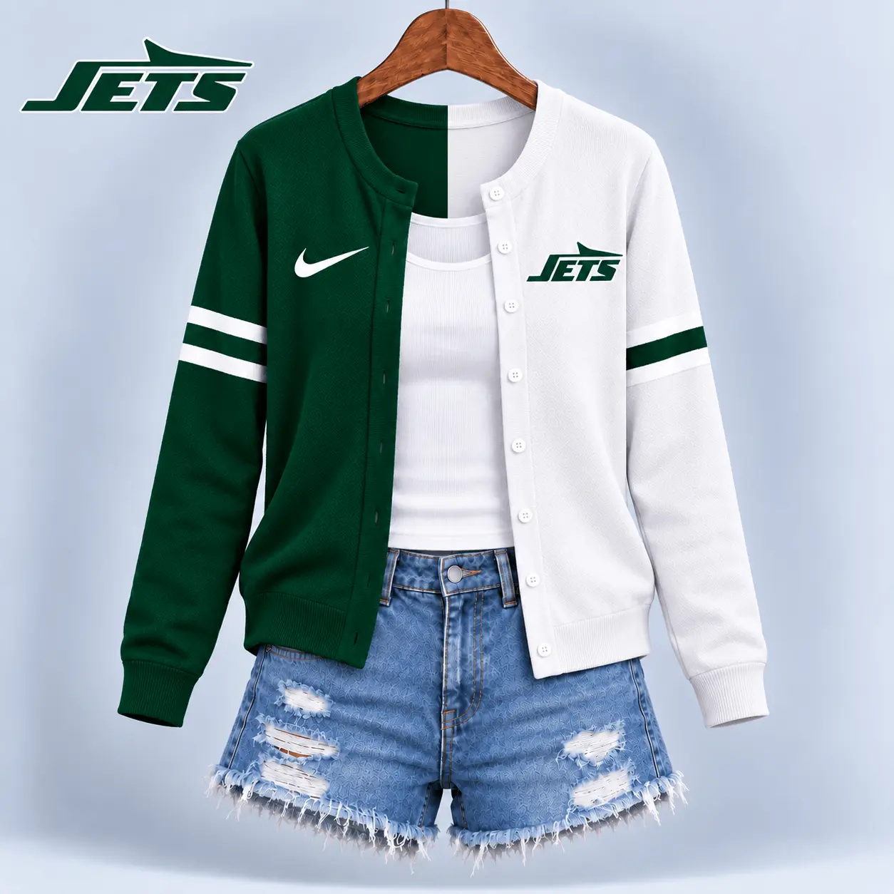 New York Jets | Premium NFL Team Spirit Cardigan NY - Image 2