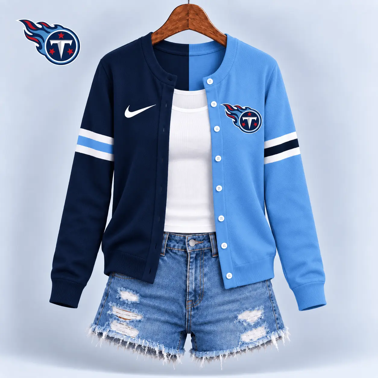 Tennessee Titans | Premium NFL Team Spirit Cardigan NY - Image 2