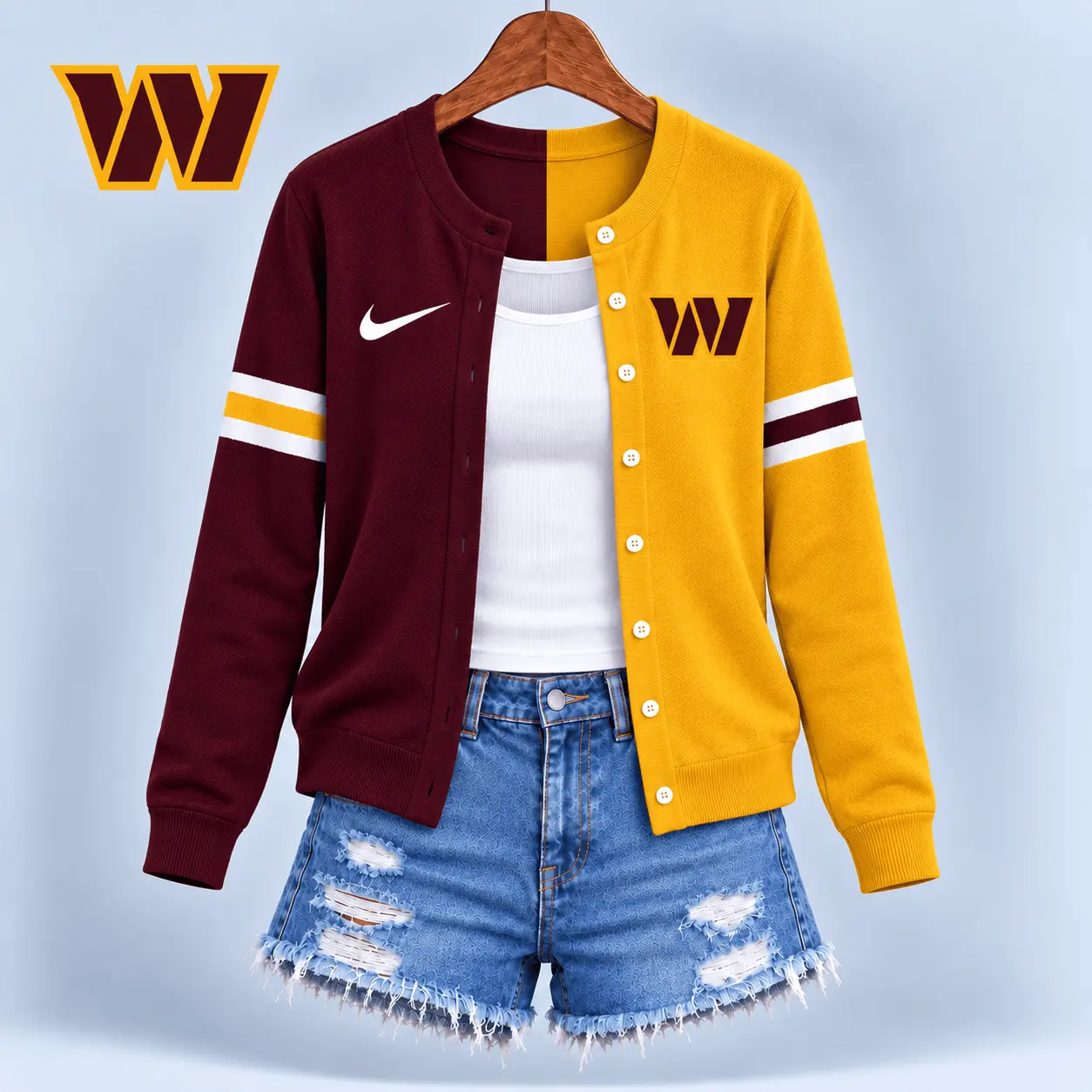 Washington Commanders | Premium NFL Team Spirit Cardigan NY - Image 2