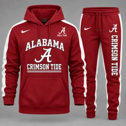 Alabama Crimson Tide | Premium NCAA Classic Tracksuit Set TD