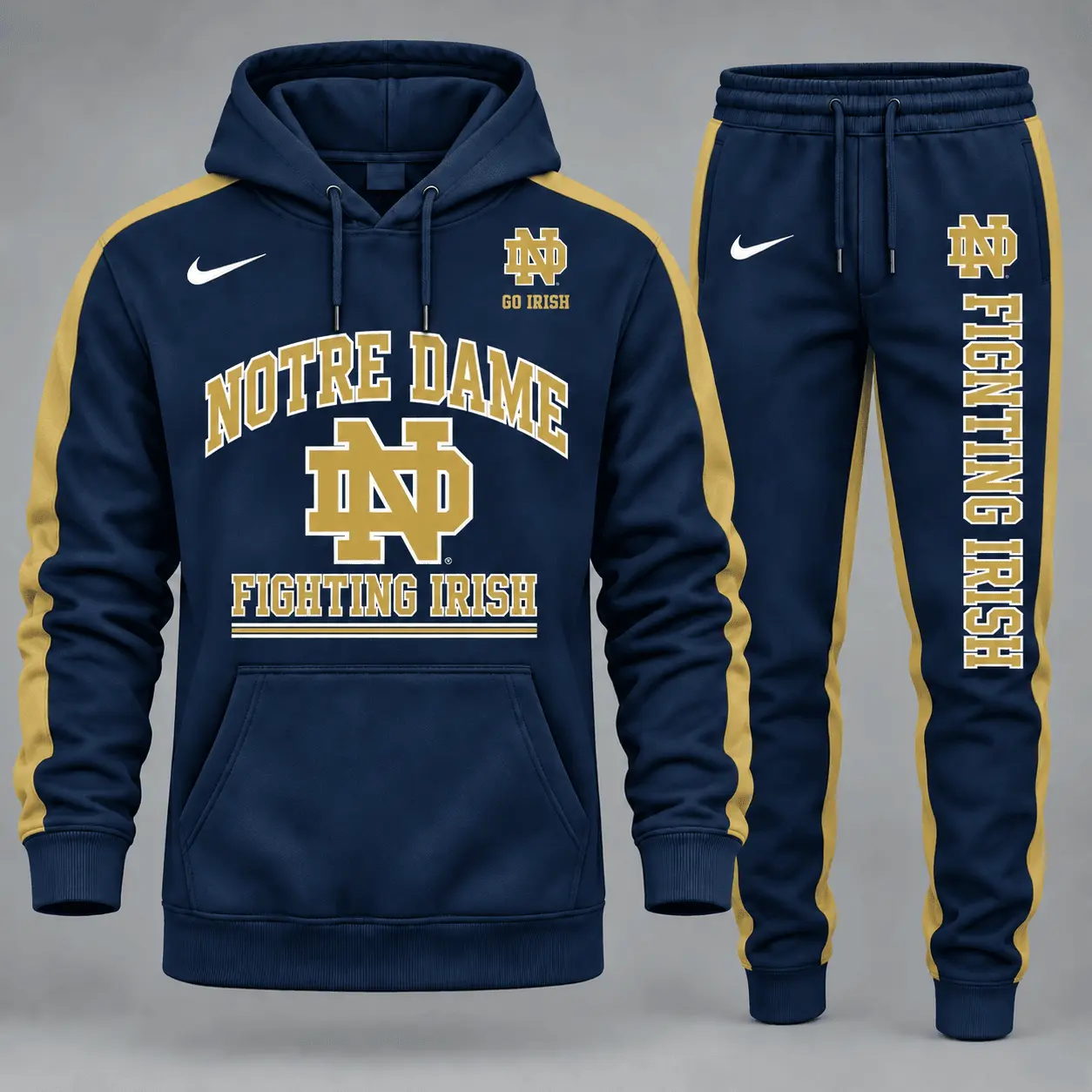 Notre Dame Fighting Irish | Premium NCAA Classic Tracksuit Set TD