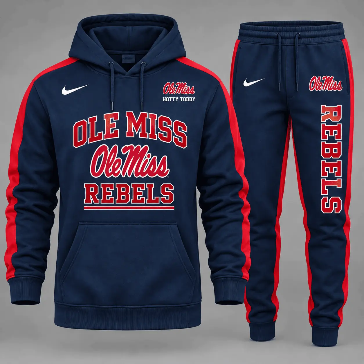 Ole Miss Rebels | Premium NCAA Classic Tracksuit Set TD