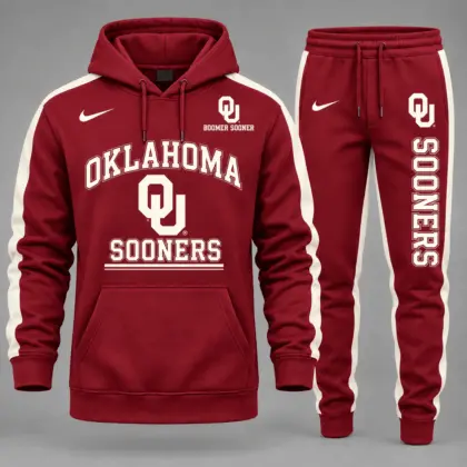 Oklahoma Sooners | Premium NCAA Classic Tracksuit Set TD