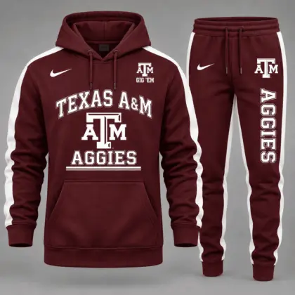 Texas A&M Aggies | Premium NCAA Classic Tracksuit Set TD