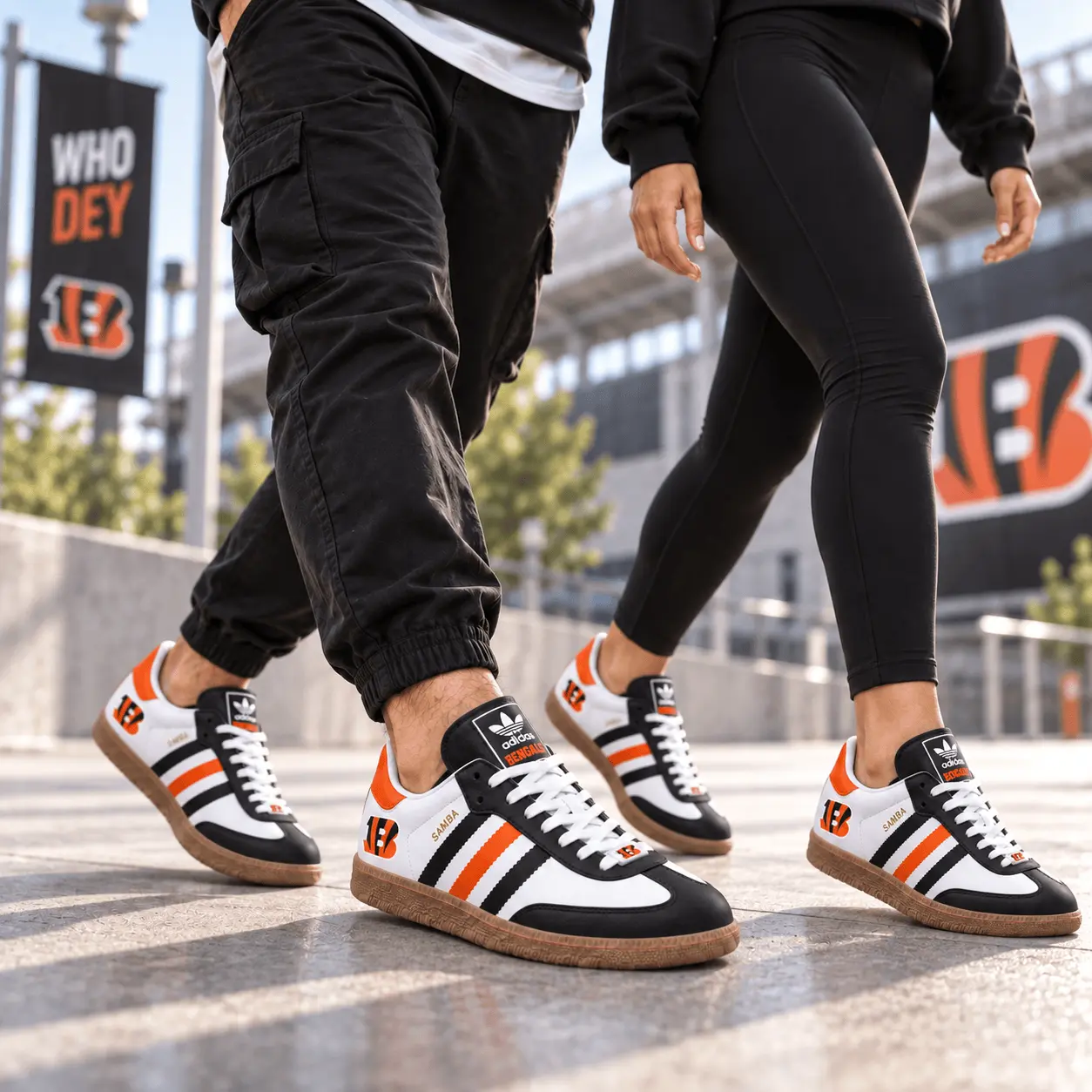 Cincinnati Bengals | Premium NFL Game Day Samba Shoes NY - Image 2