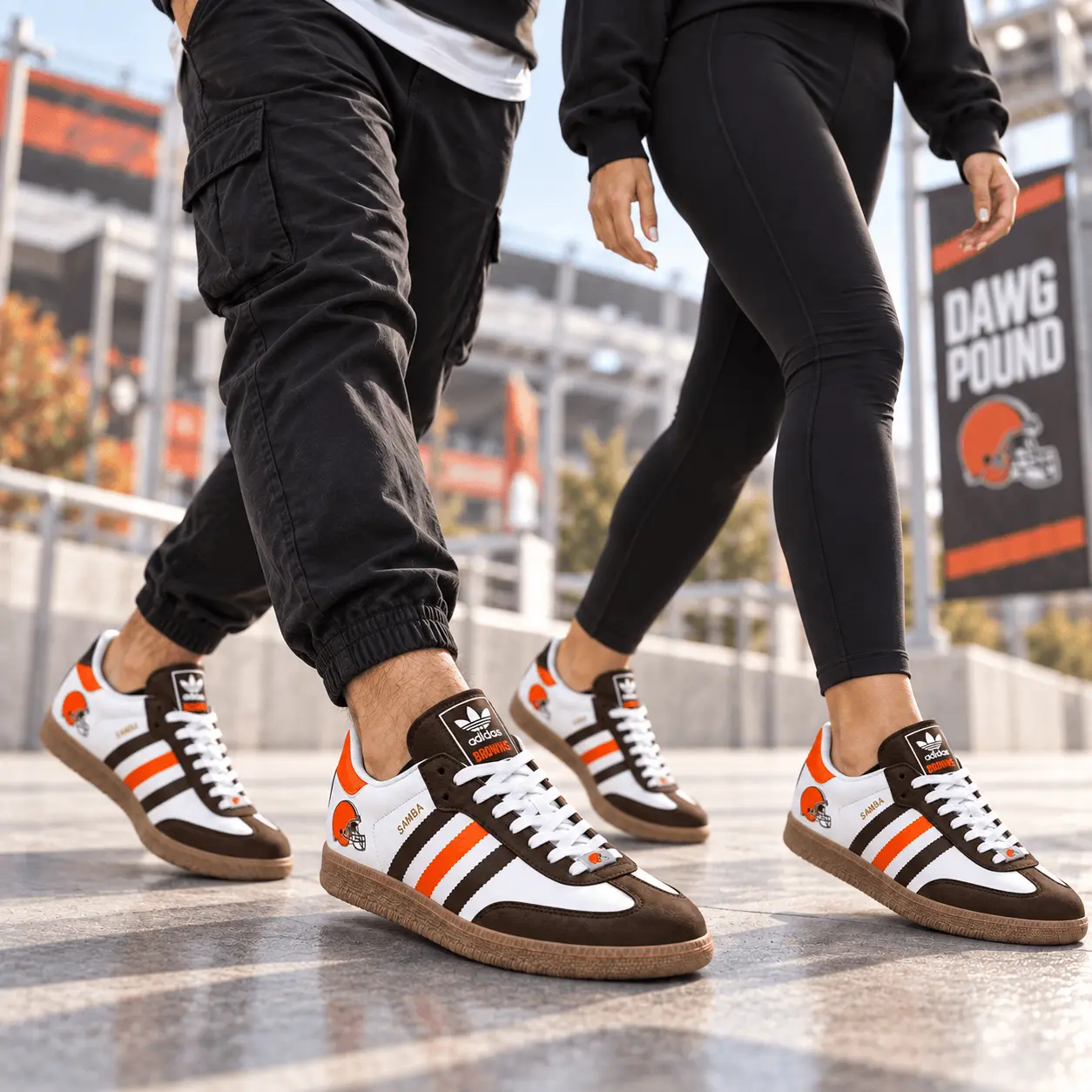 Cleveland Browns | Premium NFL Game Day Samba Shoes NY - Image 2