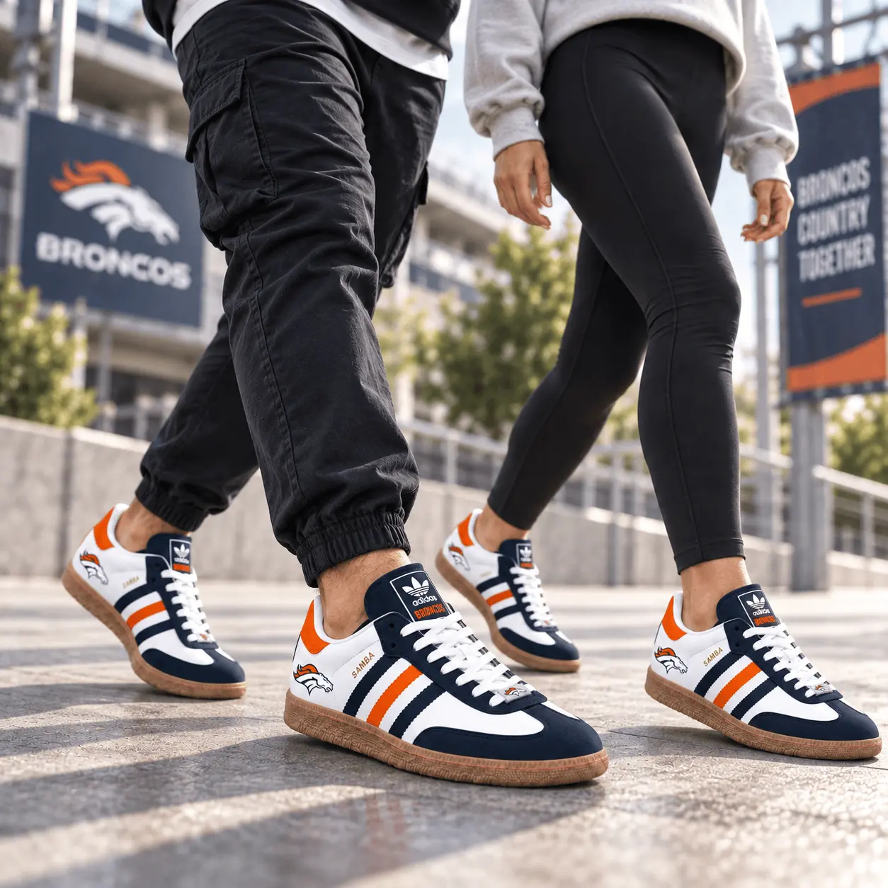 Denver Broncos | Premium NFL Game Day Samba Shoes NY - Image 2
