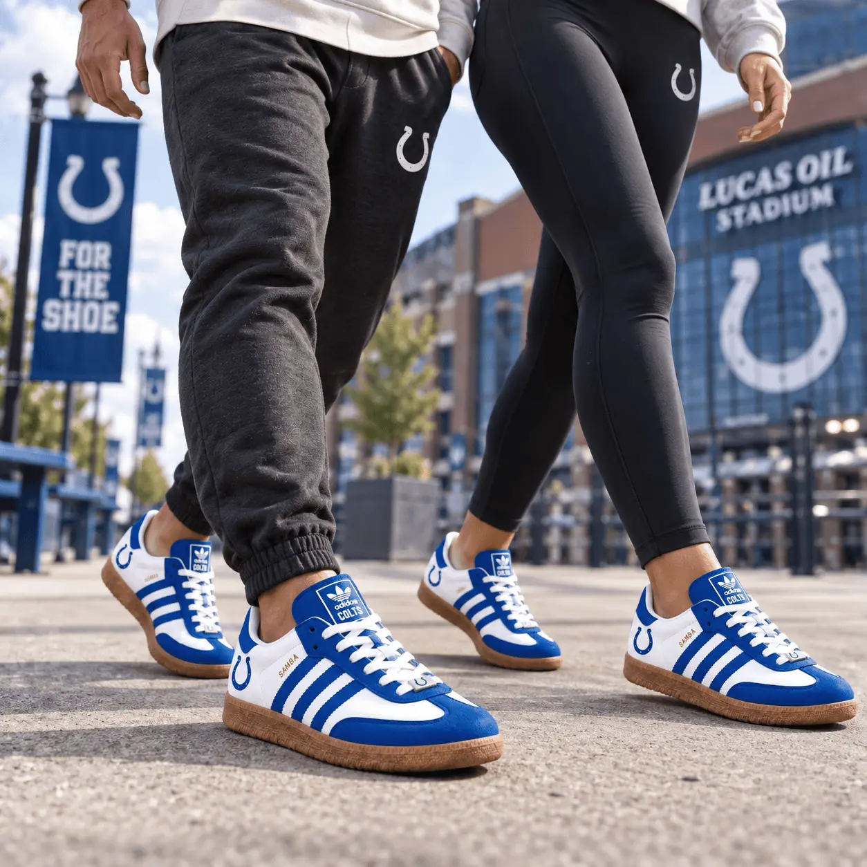 Indianapolis Colts | Premium NFL Game Day Samba Shoes NY - Image 2