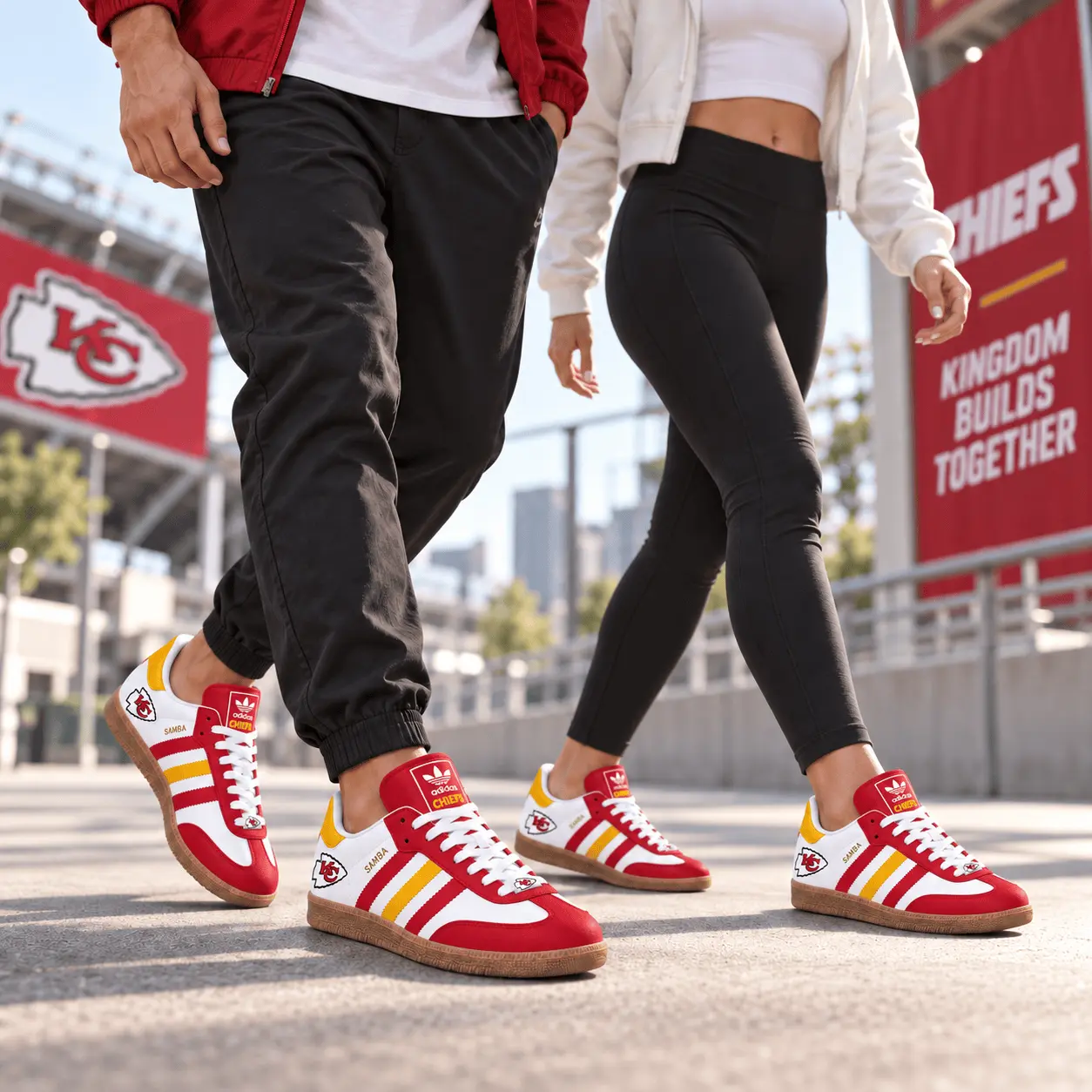 Kansas City Chiefs | Premium NFL Game Day Samba Shoes NY - Image 2