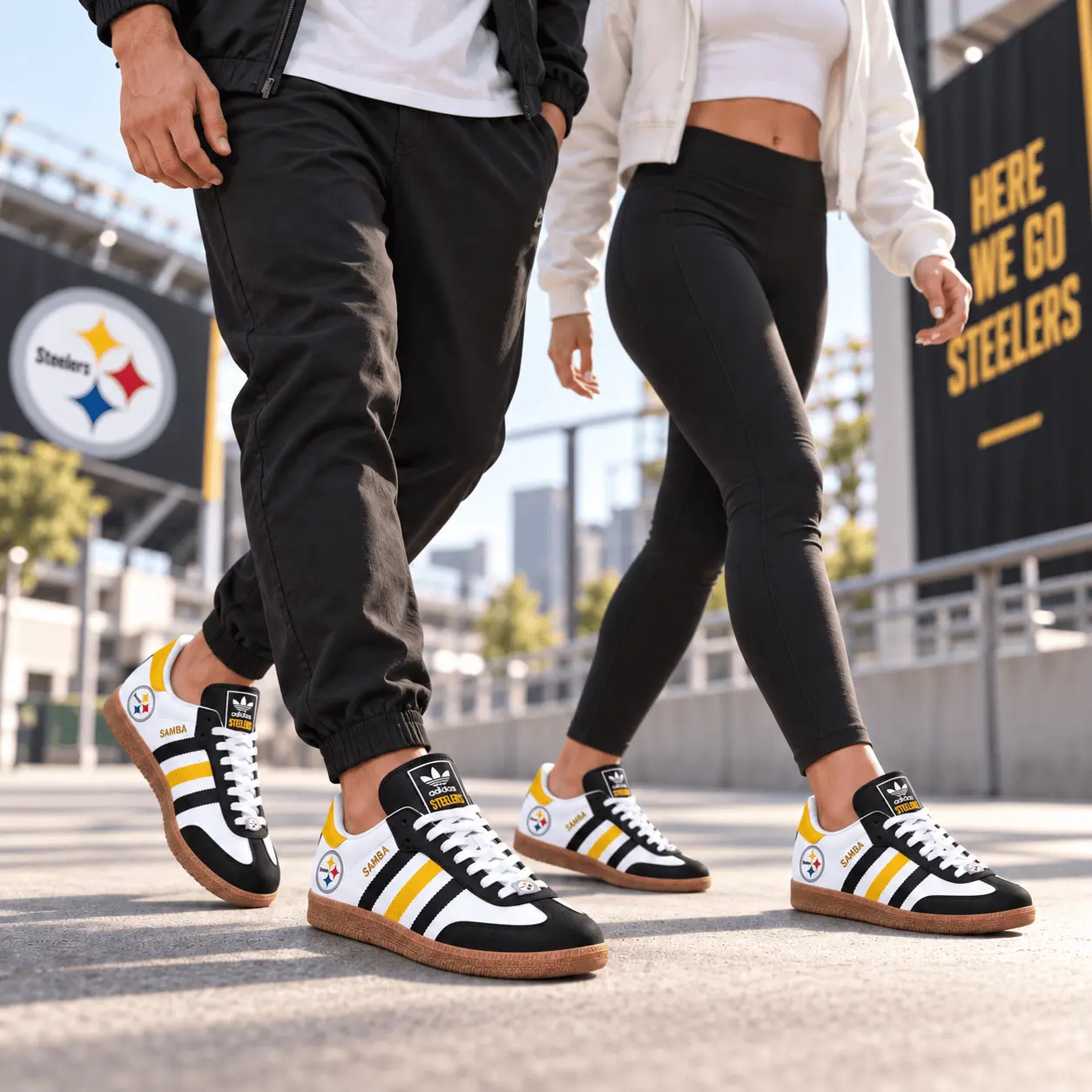 Pittsburgh Steelers | Premium NFL Game Day Samba Shoes NY - Image 2
