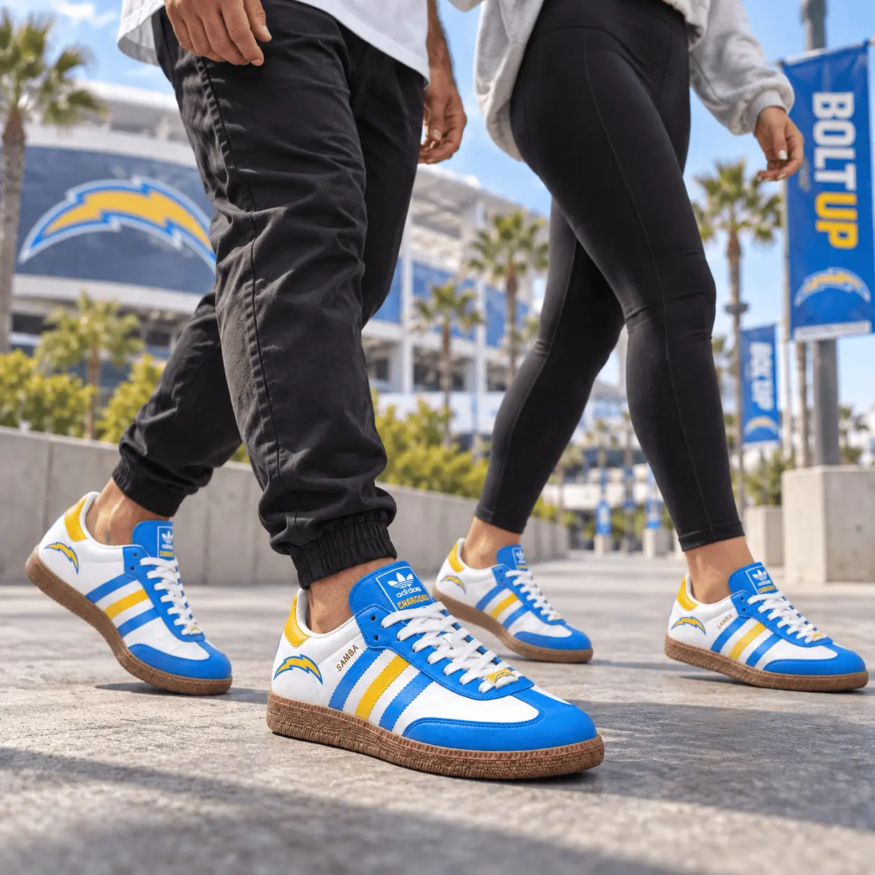 Los Angeles Chargers | Premium NFL Game Day Samba Shoes NY - Image 2
