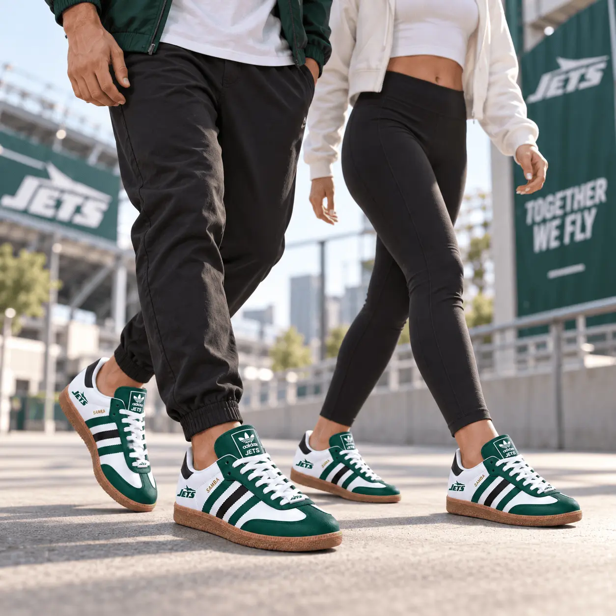New York Jets | Premium NFL Game Day Samba Shoes NY - Image 2