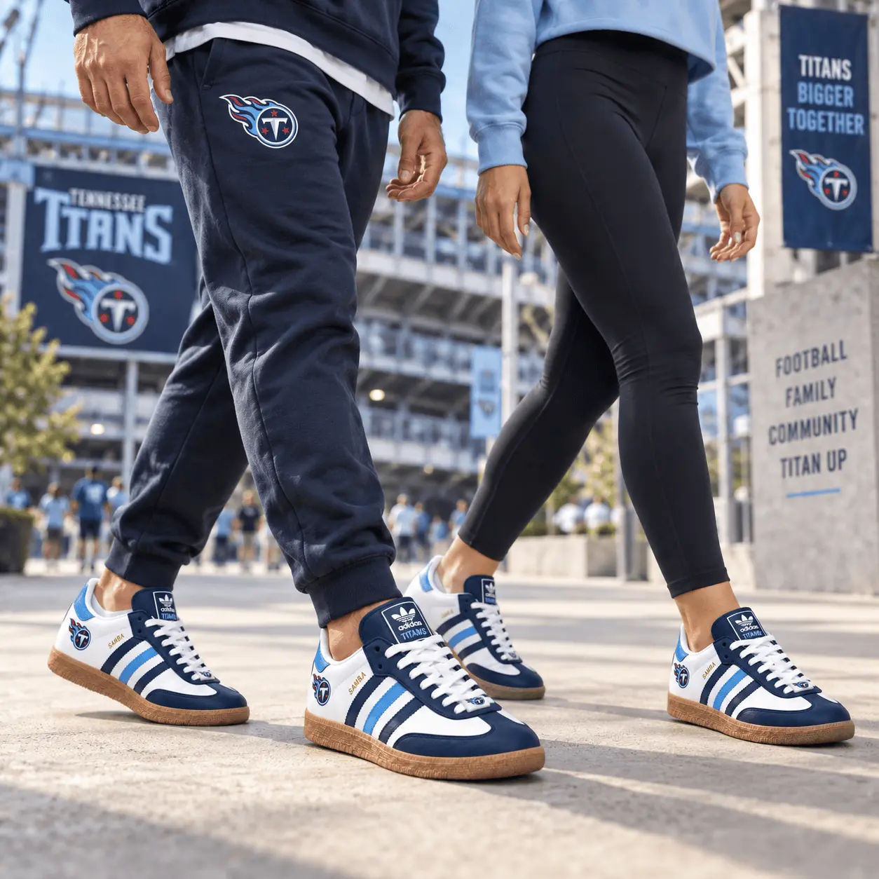 Tennessee Titans | Premium NFL Game Day Samba Shoes NY - Image 2
