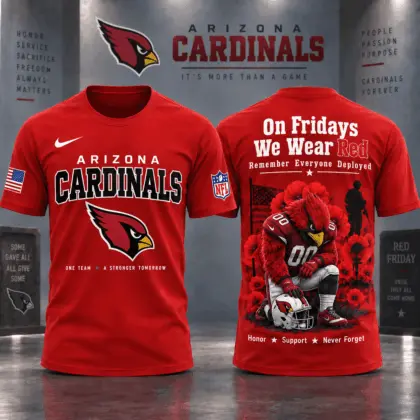 Arizona Cardinals | Premium NFL Red Friday 3D Shirt NY