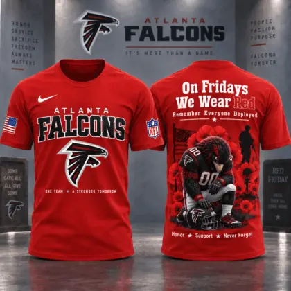 Atlanta Falcons | Premium NFL Red Friday 3D Shirt NY