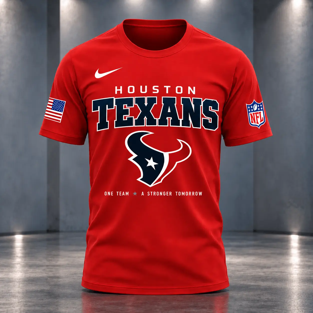 Houston Texans | Premium NFL Red Friday 3D Shirt NY - Image 2