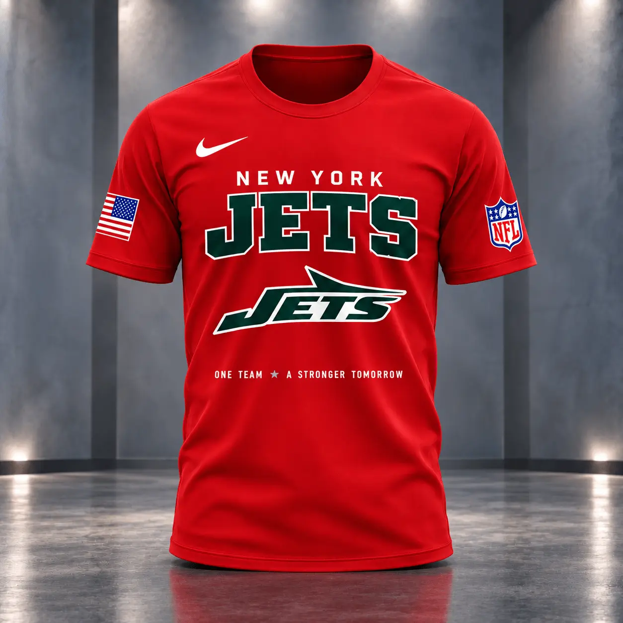 New York Jets | Premium NFL Red Friday 3D Shirt NY - Image 2