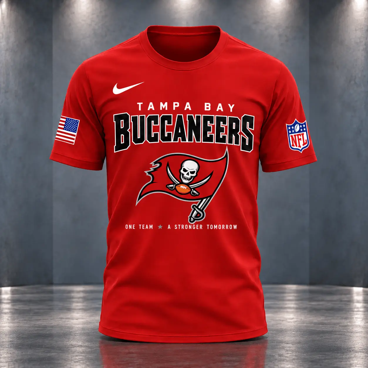 Tampa Bay Buccaneers | Premium NFL Red Friday 3D Shirt NY - Image 2