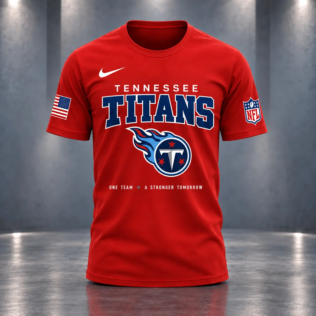 Tennessee Titans | Premium NFL Red Friday 3D Shirt NY - Image 2