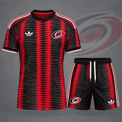 Carolina Hurricanes | Premium NHL Dynamic Ripple Performance T-Shirt & Shorts Set NDN