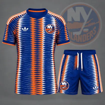 New York Islanders | Premium NHL Dynamic Ripple Performance T-Shirt & Shorts Set NDN