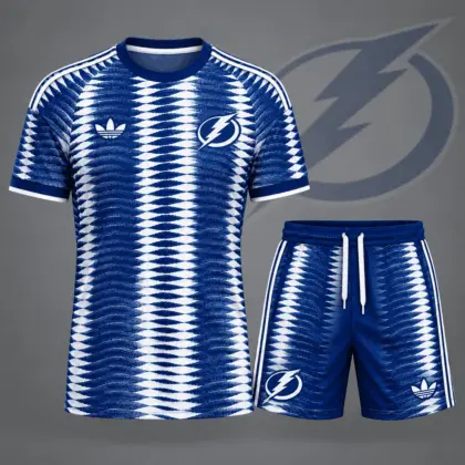Tampa Bay Lightning | Premium NHL Dynamic Ripple Performance T-Shirt & Shorts Set NDN