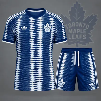 Toronto Maple Leafs | Premium NHL Dynamic Ripple Performance T-Shirt & Shorts Set NDN