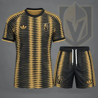 Vegas Golden Knights | Premium NHL Dynamic Ripple Performance T-Shirt & Shorts Set NDN