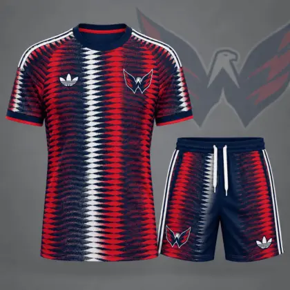 Washington Capitals | Premium NHL Dynamic Ripple Performance T-Shirt & Shorts Set NDN