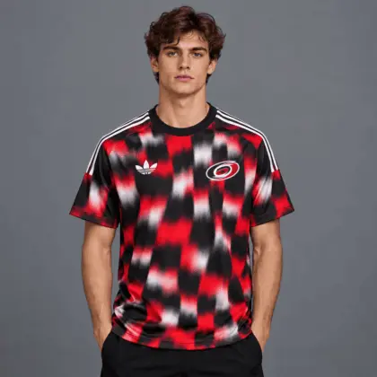 Carolina Hurricanes | Premium NHL Blurred Checkered Streetwear T-Shirt NDN