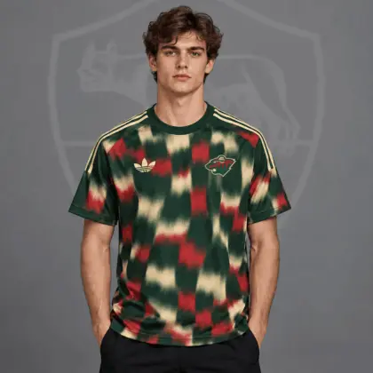 Minnesota Wild | Premium NHL Blurred Checkered Streetwear T-Shirt NDN