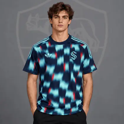 Seattle Kraken | Premium NHL Blurred Checkered Streetwear T-Shirt NDN