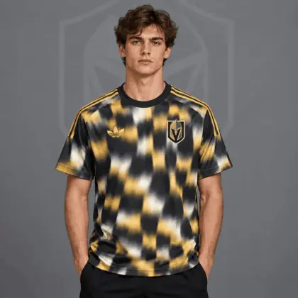 Vegas Golden Knights | Premium NHL Blurred Checkered Streetwear T-Shirt NDN