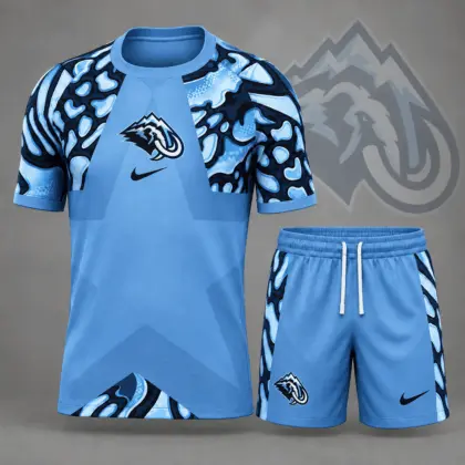 Utah Mammoth | Premium NHL Abstract Camo Star Panel T-Shirt & Shorts Set NDN