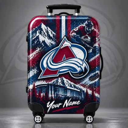 Colorado Avalanche | Premium NHL Personalized Arena Pride Luggage Cover NDN
