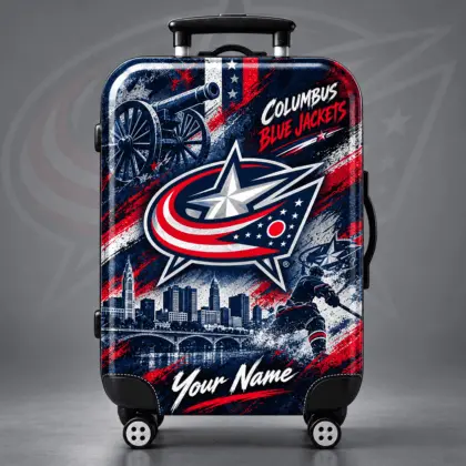 Columbus Blue Jackets | Premium NHL Personalized Arena Pride Luggage Cover NDN