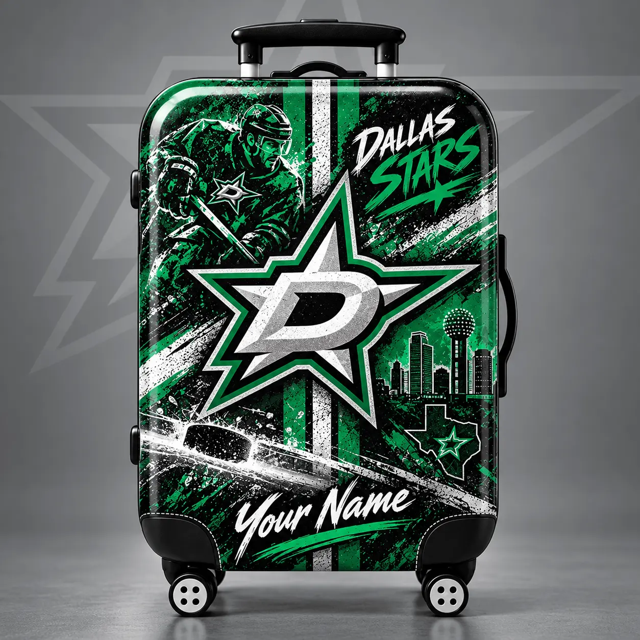 Dallas Stars | Premium NHL Personalized Arena Pride Luggage Cover NDN