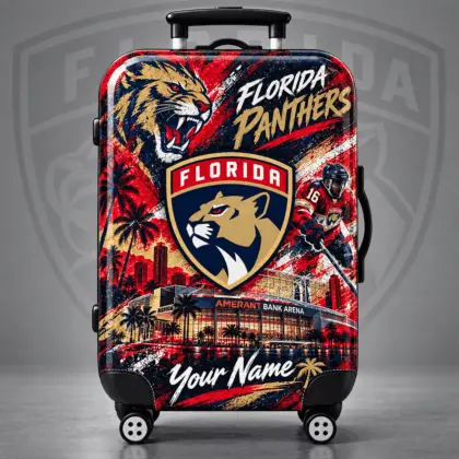 Florida Panthers | Premium NHL Personalized Arena Pride Luggage Cover NDN