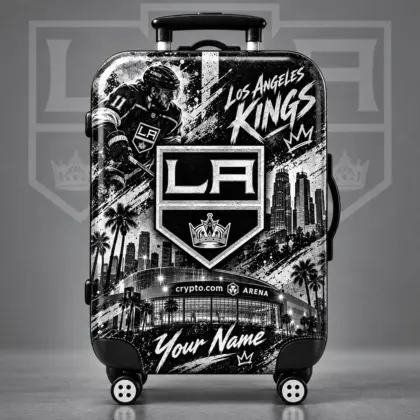 Los Angeles Kings | Premium NHL Personalized Arena Pride Luggage Cover NDN
