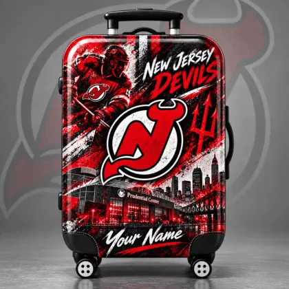 New Jersey Devils | Premium NHL Personalized Arena Pride Luggage Cover NDN