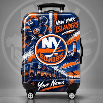 New York Islanders | Premium NHL Personalized Arena Pride Luggage Cover NDN