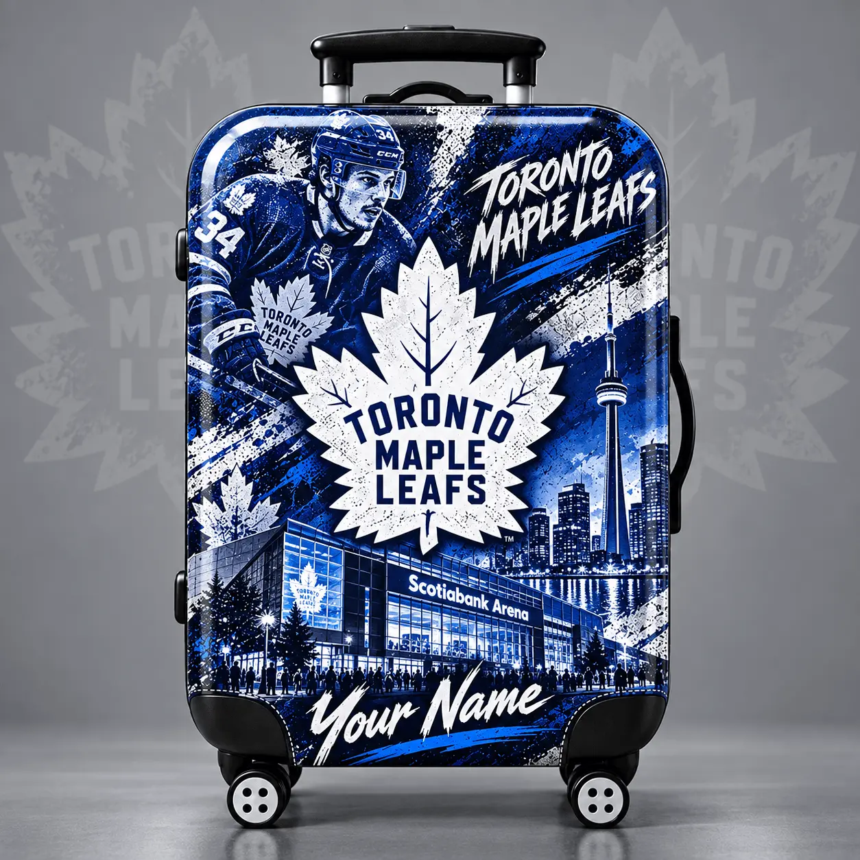 Toronto Maple Leafs | Premium NHL Personalized Arena Pride Luggage Cover NDN